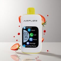 AirFuze Smart Pro 40000 Puffs スマートタッチスクリーン＆900mAh充電式 卸売業者 日本 Strawberry Banana