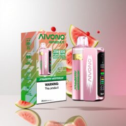 AIVONO AIM AIPOD KIT 30000 デュアルモード 30,000パフ スマートスクリーン搭載 調整可能な空気流 卸売業者 日本 Strawberry Watermelon