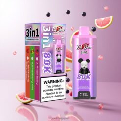 AIVONO AIM FATBEAR 80K デュアルメッシュコイル 0.8Ω 使い捨てベイプ ピンクパープル 卸売業者 日本
