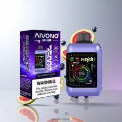 AIVONO AIM FLASH 35000 ブルーベリーグレープ 35,000パフ デュアルメッシュコイル 卸売業者 日本