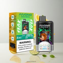 AIVONO AVN MATE 120K Pineapple Orange Lime-Mint 12万回の連続使用可能なポータブルデバイス 卸売業者 日本