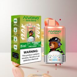 AIVONO AVN MATE 120K Strawberry Banana-Pink Lemon 12万パフ 超耐久&カスタマイズ可能 電子タバコ 卸売業者 日本
