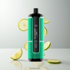 Al Fakher Crown Bar 15K Hypermax 15000 Puffs ディスポーザブル Vape 22ml 容量 & メッシュコイル技術 卸売業者 日本 Lemon Lime