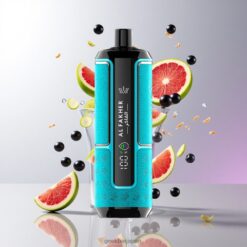 Al Fakher Crown Bar 15K Hypermax 15000 Puffs ディスポーザブルベイプ 22ml 電子リキッド容量 & メッシュコイル技術搭載Blackcurrant Mint卸売業者 日本