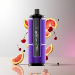 Al Fakher Crown Bar 15K Hypermax 15000 Puffs ディスポーザブル・ベイプ 22ml リキッド容量 & メッシュコイル技術 卸売業者 日本 Cherry Fiesta