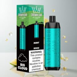 Al Fakher Crown Bar 8000 リチャージャブルディスポーザブルベイプ 600mAhバッテリー・18mlプレフィル 卸売業者 日本