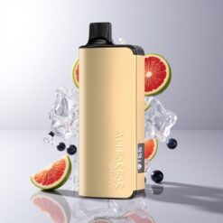 Alibarbar Ingot 9000 Puffs 22ml E-liquid容量 2350mahバッテリー容量 卸売業者 日本 Grape Ice