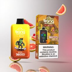 Bang 36000 DSK026 アイスパフス デュアルメッシュコイル 指紋認証パワー調整 使い捨てベイプ 卸売業者 日本