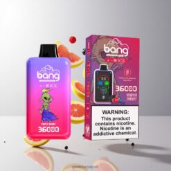 Bang 36000 DSK026 Triple Berry 指紋認証パワー調整 使い捨てベイプ 40ml eリキッド容量 卸売業者 日本