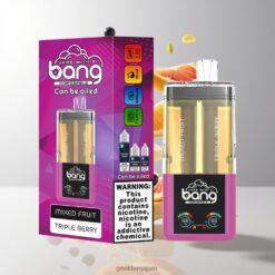 Bang 60K DSK037 2-in-1デュアルフレーバー＆リフィル可能 60,000パフス Disposable Vape Mixed Fruit-Triple Berry 卸売業者 日本
