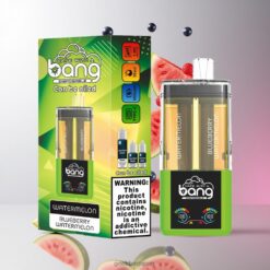 Bang 60K リフィル可能 2-in-1 使い捨てベイプ – 60,000 パフ | デュアルフレーバー | リフィルキット対応 スイカ-ブルーベリー 卸売業者 日本 DSK037
