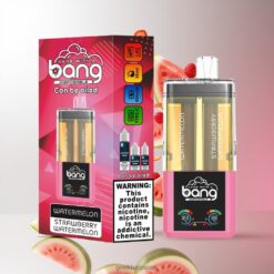 Bang 60K リフィル可能 2-in-1 使い捨てベイプ – 60,000パフ | デュアルフレーバー | リフィルキット対応 卸売業者 日本 Watermelon-Strawberry