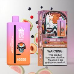 Bang Blaze 40000 DSK041 デュアルプロファイル技術搭載 40,000パフ 2フレーバー ディスポーザブルベイプCool-Watermelon Sour Peach & Berries 卸売業者 日本