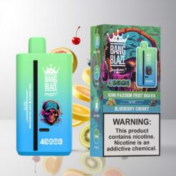 Bang Blaze 40000 DSK041 デュアルプロファイル＆40,000パフ Disposable Vape with Kiwi Passion Fruit Guava-Blueberry Cherry 卸売業者 日本