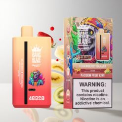 Bang Blaze 40000 DSK041 デュアルプロファイル＆40,000パフ Strawberry Banana-Passion Fruit Kiwi 卸売業者 日本