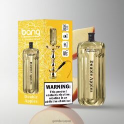 BANG BLAZE E-SHISHA DSK038 42000パフ 0.6Ωデュアルメッシュコイル リチャージャブルバッテリー 卸売業者 日本 Double Apples