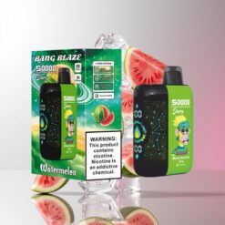 BANG BLAZE Starry Sky DSK053 50,000パフ 使い捨てベイプ Watermelon Ice 高容量リキッドタンク 550mAhバッテリー 卸売業者 日本