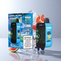BANG BLAZE Starry Sky DSK053 Blueberry Ice 50000 Puffs Disposable Vape 充電式バッテリー550mAh USB Type-C 卸売業者 日本