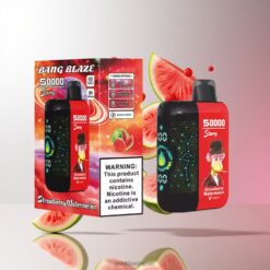 BANG BLAZE Starry Sky DSK053 Disposable Vape Strawberry Watermelon 550mAhバッテリー 卸売業者 日本