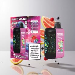 BANG BLAZE Triple Berry 50000 スターリースカイ DSK053 使い捨てベイプ 50,000パフ 550mAh リチャージャブル 1.0Ω 低ニコチン 卸売業者 日本
