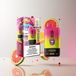 BANG KING 50000 Puffs DSK042 50ml プレフィル済み デュアルメッシュ Strawberry Mango-Watermelon Bubble Gum 卸売業者 日本