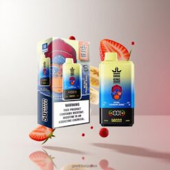 BANG KING 50000 Puffs DSK042 デュアルメッシュコア 50ml プレフィルド Red Bull-Strawberry Banana 卸売業者 日本