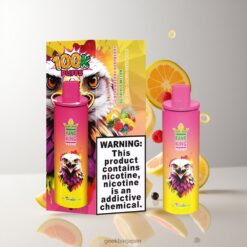 Bang King Triple 100K Strawberry Raspberry-Triple Melon-Sour Mango Pineapple 卸売業者 日本 DSK043 Puffs 使い捨てベイプ