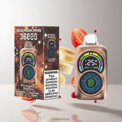 BANGKING 36000 FLAVORS DSK03436,000パフのプレミアムカスタマイズ可能ベイプ 卸売業者 日本向け Strawberry Banana