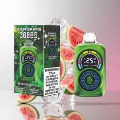 BANGKING 36000 FLAVORS DSK034 36,000パフ タッチスクリーン調節可能 650mAhバッテリー ウォーターメロンアイス 卸売業者 日本