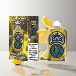 BANGKING 36000 FLAVORS DSK034 タッチスクリーン調節可能＆36,000パフ 卸売業者 日本 Tropical Fruit