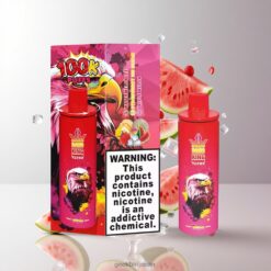 BANGKING Triple 100000 DSK043 パフス ディスポーザブル ベイプ究極の長寿命と3層フレーバー融合 Watermelon Ice-Strawberry Ice Cream-Triple Melon 卸売業者 日本