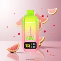 ピンク BANG KING City 50000 DSK044 45ml 大容量 リチウムイオンバッテリー 650mAh スマートLCDディスプレイ 卸売業者 日本