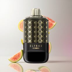 ELF BAR COMBO 25000 Puffs Disposable Vape 700mAhバッテリー容量 & 22mlリキッド ピーチマンゴー＆ウォーターメロン 卸売業者 日本