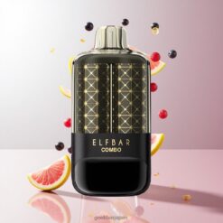 ELF BAR COMBO 25000 Puffs Disposable Vape バッテリー容量700mAh デュアルモード 卸売業者 日本 Pink Lemonade & Grape Fruit