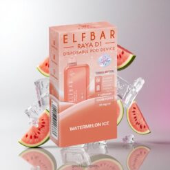 Elf Bar Raya D1 13000 Puffs リチャージャブル使い捨てベイプ 18ml 5% ニコチン 卸売業者 日本 Watermelon Ice
