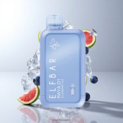 Elf Bar Raya D1 13000パフ リチャージャブル ディスポーザブルベイプ 18ml プリフィルド 卸売業者 日本 Blueberry Ice