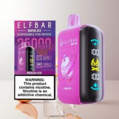 ELF BAR RAYA D3 25000 Puffs Disposable Vape 850mAh 充電式 23ml プレフィル 卸売業者 日本