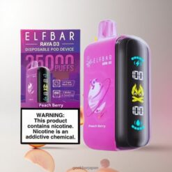 ELF BAR RAYA D3 25000 Puffs Disposable Vape 850mAh充電可能 23mlプリフィル 卸売業者 日本