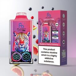 Fumot Leopard 40K パフス デュアルメッシュ 700mAh バッテリー ディスポーザブル ベイプ Blueberry Cherry Cranberry 卸売業者 日本