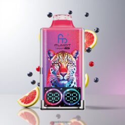 Fumot Leopard 40K Puffs Disposable Vape デュアルメッシュ 700mAhバッテリー Blueberry Cherry Cranberry 卸売業者 日本