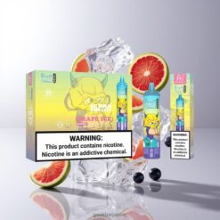 Fumot RandM Tornado 15000 Puffs 25ml メッシュコイル グレープアイス 卸売業者 日本