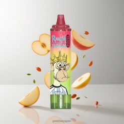 Fumot RandM Tornado 15000 Puffs 25ml リキッド容量 850mAh バッテリー 卸売業者 日本 Apple Peach Pear