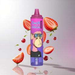 Fumot RandM Tornado 15000 Puffs 25ml 液晶ディスプレイ ストロベリーグレープ 卸売業者 日本