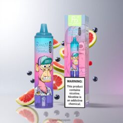 Fumot RandM Tornado 15000 Puffs ブルーベリーラズベリー 850mAh バッテリー 卸売業者 日本