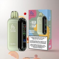 Fumot Tornado 20000 Puffs デュアルメッシュコイル & スマートディスプレイ 卸売業者 日本 Peach Berry