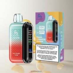 Fumot Tornado 20000 Puffs デュアルメッシュコイル スマートディスプレイ ピーチパイナップルオレンジ 卸売業者 日本