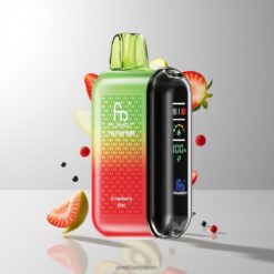 Fumot Tornado 20000 Puffs デュアルメッシュコイル & スマートディスプレイ 卸売業者 日本 Strawberry Kiwi