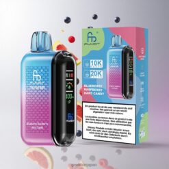 Fumot Tornado 20000 Puffs デュアルメッシュコイル & スマートディスプレイ ブルーベリーラズベリーハードキャンディ 卸売業者 日本