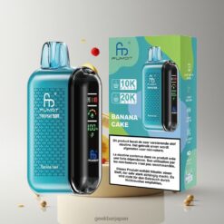Fumot Tornado 20000 Puffs デュアルメッシュコイル＆20ml E-liquid Capacity 卸売業者 日本 Banana Cake