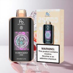 Fumot Tornado 25000 Puffs 20mlプレフィルドリキッド Strawberry Ice 卸売業者 日本